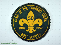 Click to enlarge 1957 Camp of the Crooked Creek